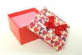 Love Gift box, Life Events on white background Royalty Free Stock Photo