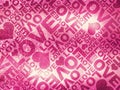 Love glitter Valentine's day texture Royalty Free Stock Photo