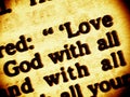 Love God - highest commandment