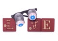 Love goggles Royalty Free Stock Photo