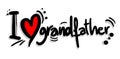 Love grandfather Royalty Free Stock Photo
