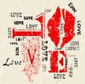 Love, grungy style