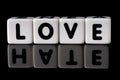 Love Hate Concept Royalty Free Stock Photo