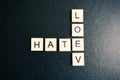 Love and hate crossword puzzle