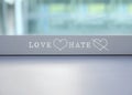 Love & Hate Royalty Free Stock Photo