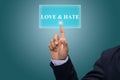 Love & hate Royalty Free Stock Photo