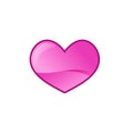 Love heart abstract valentine logo