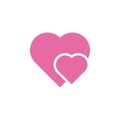 love, heart cartoon icon. Element of family cartoon icon for mobile concept and web apps. Detailed love, heart icon can be used fo Royalty Free Stock Photo