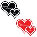 Love heart colorfull vector set