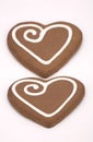 Love heart Cookies Royalty Free Stock Photo