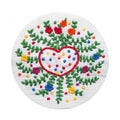 love heart flower mind spiritual craft healing mental embroidery mandala handmade leisure hobby sewing illustration design art