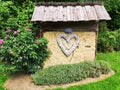 Love heart house - warmly welcome Royalty Free Stock Photo