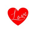 Love Heart. Red Heart Design