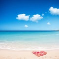 Love heart romantic beach Royalty Free Stock Photo