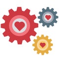 Love, heart Vector Icon editable