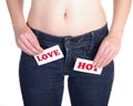 Love and hot Royalty Free Stock Photo