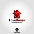 Love House Logo - Lovely Family Live Place