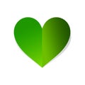 Love icon or day icon with color gradation v.1