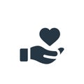 love icon vector from ethics concept. Thin line illustration of love editable stroke. love linear sign for use on web and mobile Royalty Free Stock Photo