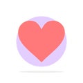 Love, Instagram, Interface, Like Abstract Circle Background Flat color Icon