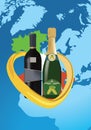 With love Italian wine in the world-