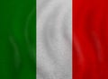 Love Italy concept. Old Italian flag Royalty Free Stock Photo