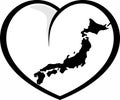 love japan logo icon