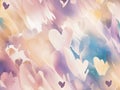 Love and kindness watercolor background Royalty Free Stock Photo
