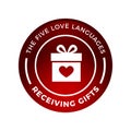 The Love Language - Gifts. Vector Illustration