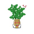 In love lemon balm in the cartoon shape