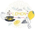 Love lemon tea card