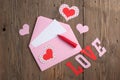 Love letter Royalty Free Stock Photo