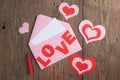 Love letter Royalty Free Stock Photo