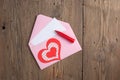 Love letter Royalty Free Stock Photo