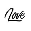 Love - lettering inscription Royalty Free Stock Photo