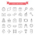 Love Line Icons