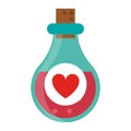 Love liquid flask symbol