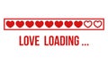 Love loading with progress bar