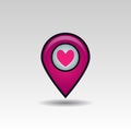 Love location icon