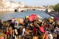 Love lock bridge