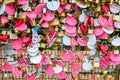 Love Lock at the open air observation deck of the Penang Hill Food Centre.