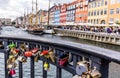 Love locker bridge Copenhagen habour