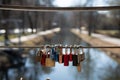 love locks bridge lendkanal carinthia austria forever