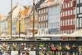 Love locks at BryggebroenÃÂ bridge in Copenhagen 3