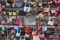 love locks at cologne bridge