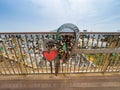 Love locks in the heart