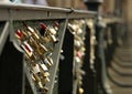 Love locks in Paris Royalty Free Stock Photo