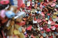 Love locks Royalty Free Stock Photo