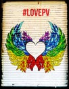 Love is Love Graffiti Royalty Free Stock Photo