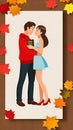 Modern life Young couple family home life love Royalty Free Stock Photo